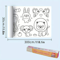 Graffiti Paper Roll for Kids Painting