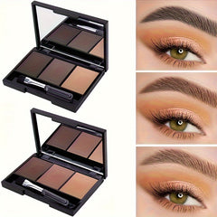 Waterproof Eyebrow Powder Palette with Brush