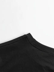 Dragonfly Print Lounge Top Long Sleeve Crew Neck Women's Loungewear