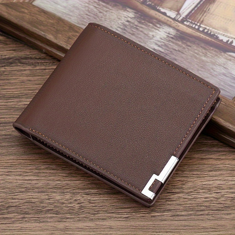 Men's Wallet Large Capacity Money Clip Card Holder