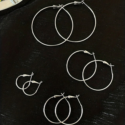 Boho Sexy Hoop Earrings Iron Jewelry Female Gift
