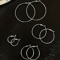 Boho Sexy Hoop Earrings Iron Jewelry Female Gift