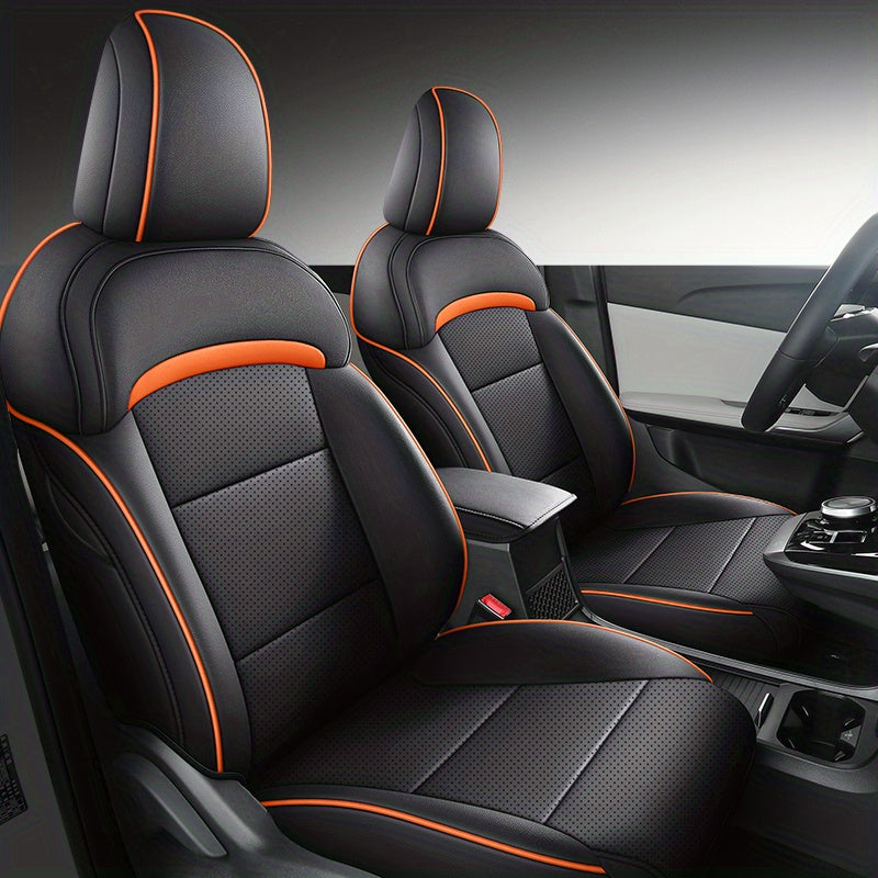 Leather Car Seat Cover For MG4 MULAN Winter Full Set