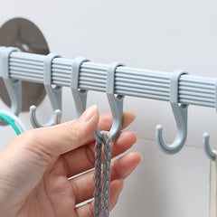 Plastic Key Rack Sucker Vacuum Frame Towel Holder Bathroom Accessories