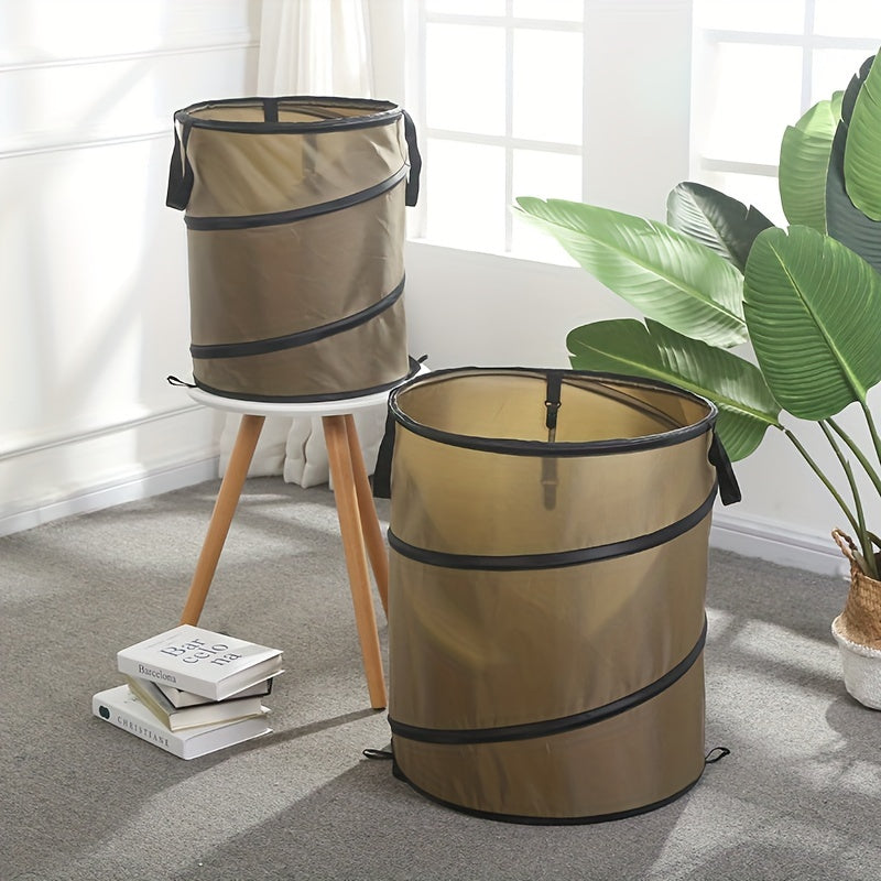 Portable Foldable Picnic Trash Can Storage Bin Lightweight Retractable Bucket