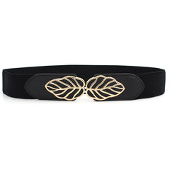 Women's Elastic Leaf Corset Belt For Dresses and Jeans