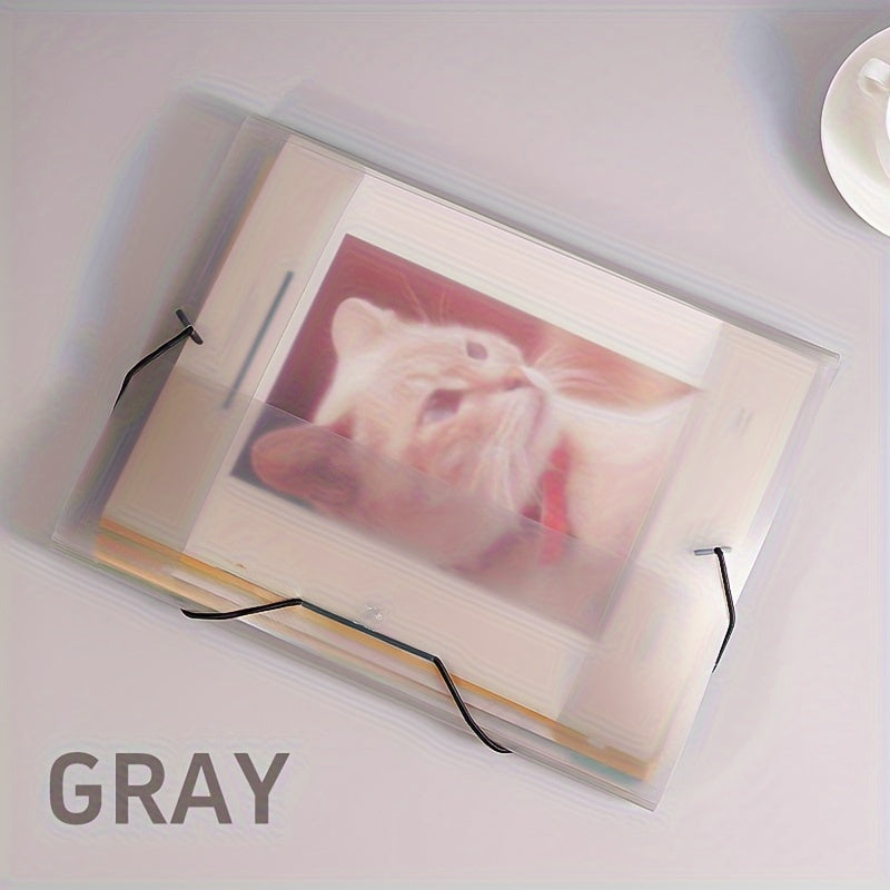 Transparent File Bag String Storage Protector Folder Information Book