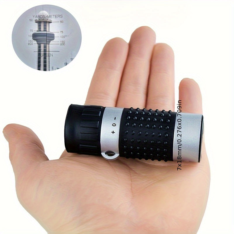 Compact 7x18 Monocular Telescope for Outdoor Bird Watching