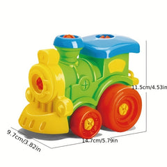 Kids' Locomotive Christmas Puzzle Toy Gift