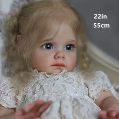 55 Lifelike Full Body Reborn Doll Soft Enamel Simulative Doll