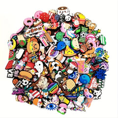 Random Funny Shoe Charms Decoration 12/22/52/102pcs