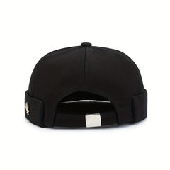 Brimless Melon Skin Soft Top Hat Unisex Street Hip-hop Fashion Hat