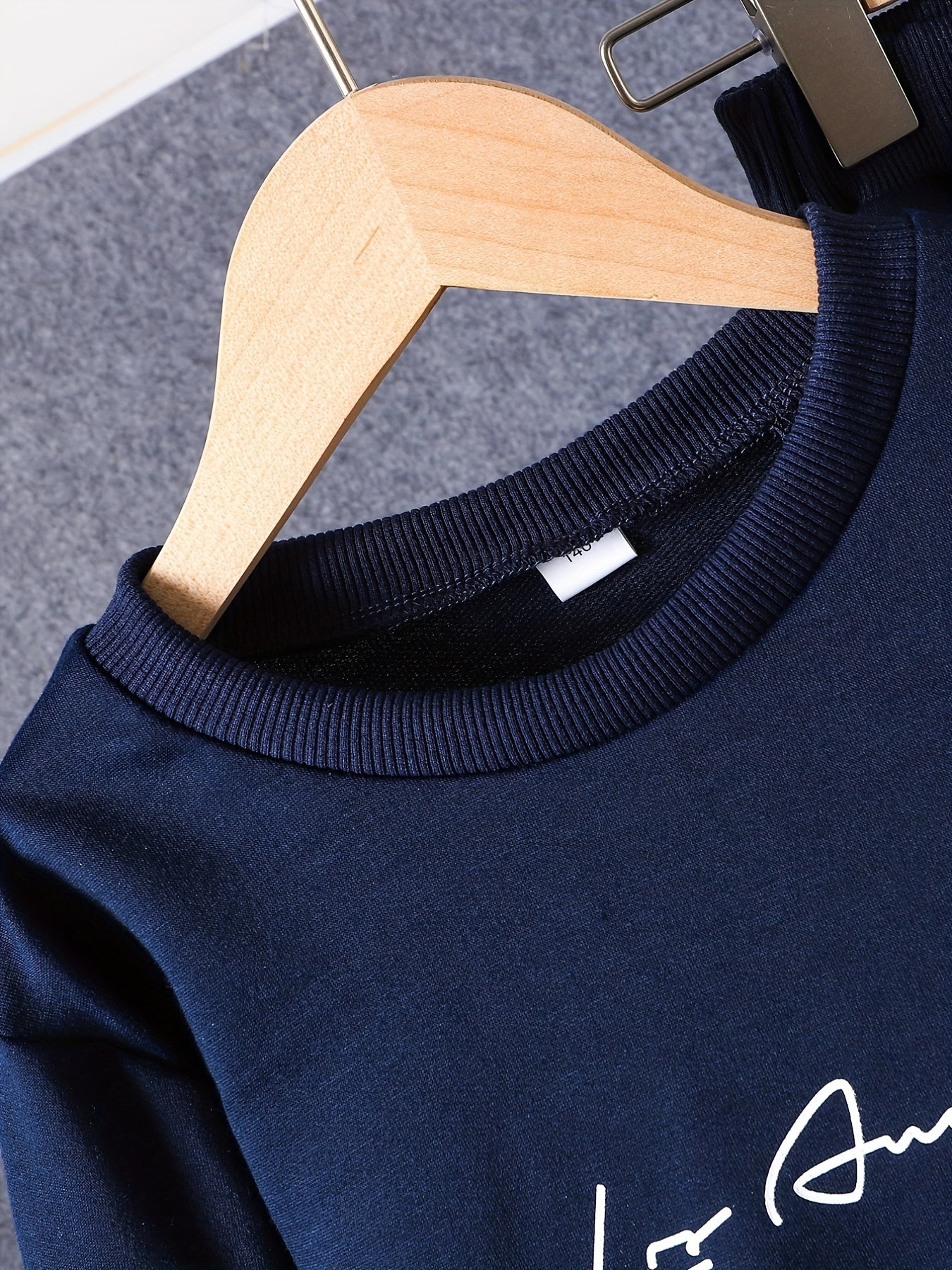 LOS ANGELES Boys Graphic Print Sweatshirt & Sweatpants Set