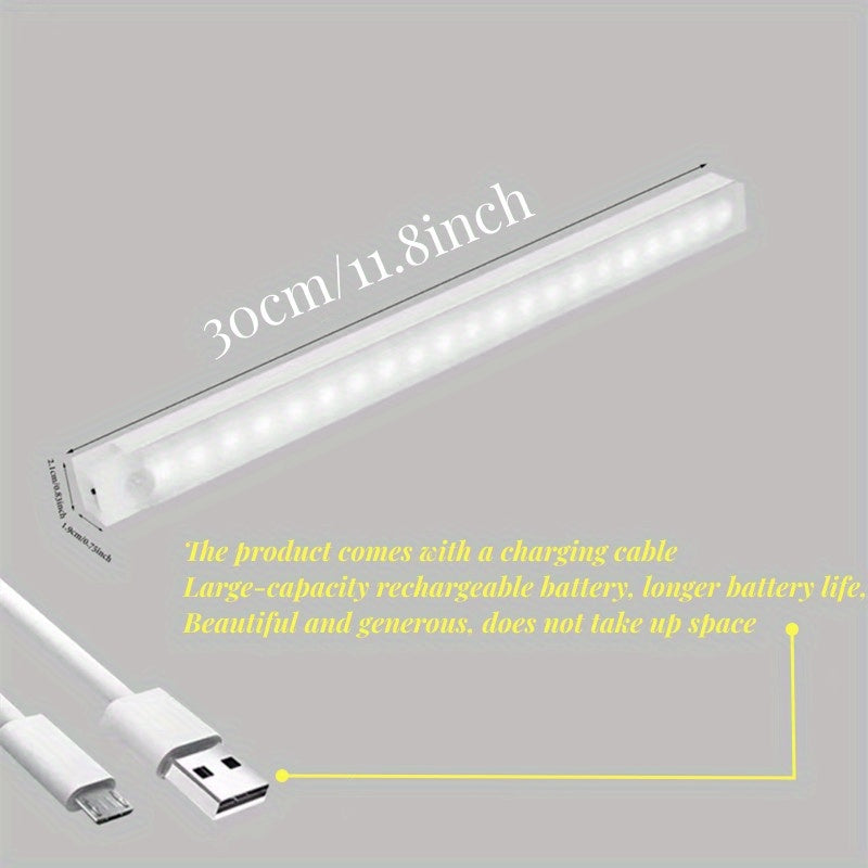 LED Motion Sensor Cabinet Light USB Rechargeable Kitchen Lights