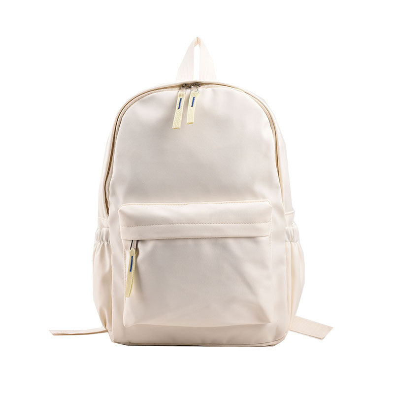 Women's Casual Backpack Short Trip Daypack Solid Travel School Bag