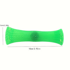 4Pcs Braided Mesh Tubes Fidget Toys with Marble