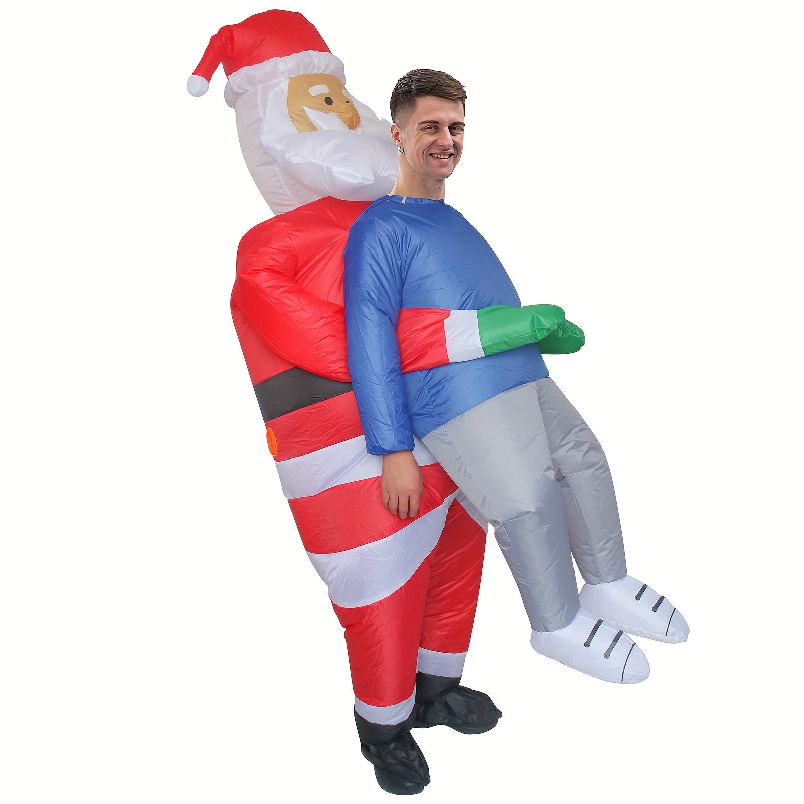 Inflatable Santa Claus Costume for Party Holiday Cosplay