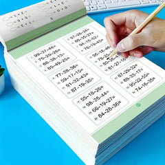 Math Learning Handwriting Arithmetic Exercise Book Set - English Version