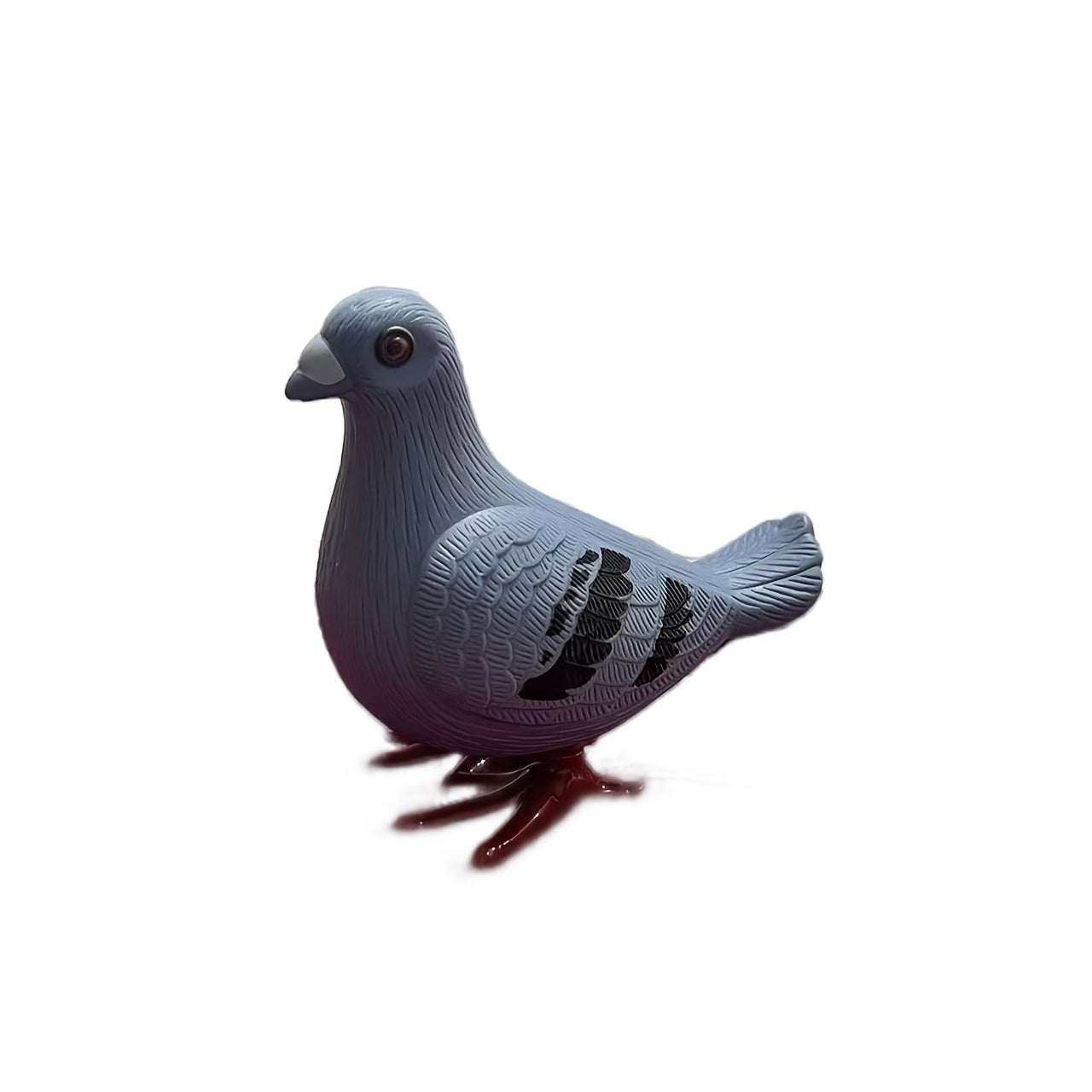 Colorful Pigeon Playthings in Durable Plastic Ideal Gift with Red Base