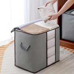 Large Capacity Blanket Storage Bags with Zipper and Clear Window