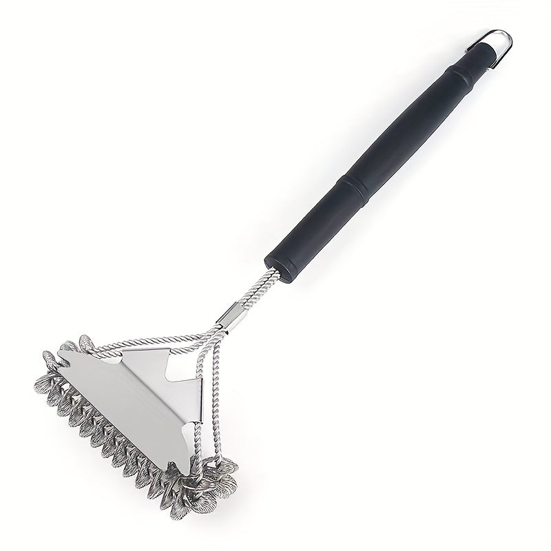 Stainless Steel Grill Scraper BBQ Cleaning Tool Outdoor Picnic BBQ Accessories
