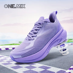 Women's Cushioned Athletic Running Shoes Lightweight Non slip Lace up