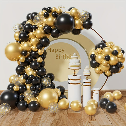 137pcs Golden Balloons Garland Arch Kit for Party Decorations