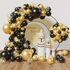 137pcs Golden Balloons Garland Arch Kit for Party Decorations