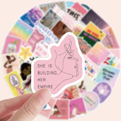 50pcs Reusable Vision Board Stickers with Positive Affirmations