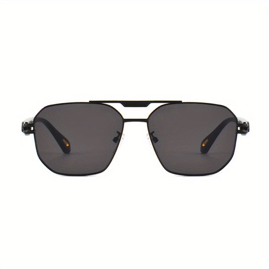 Men's Retro Metal Square Sunglasses UV Protection