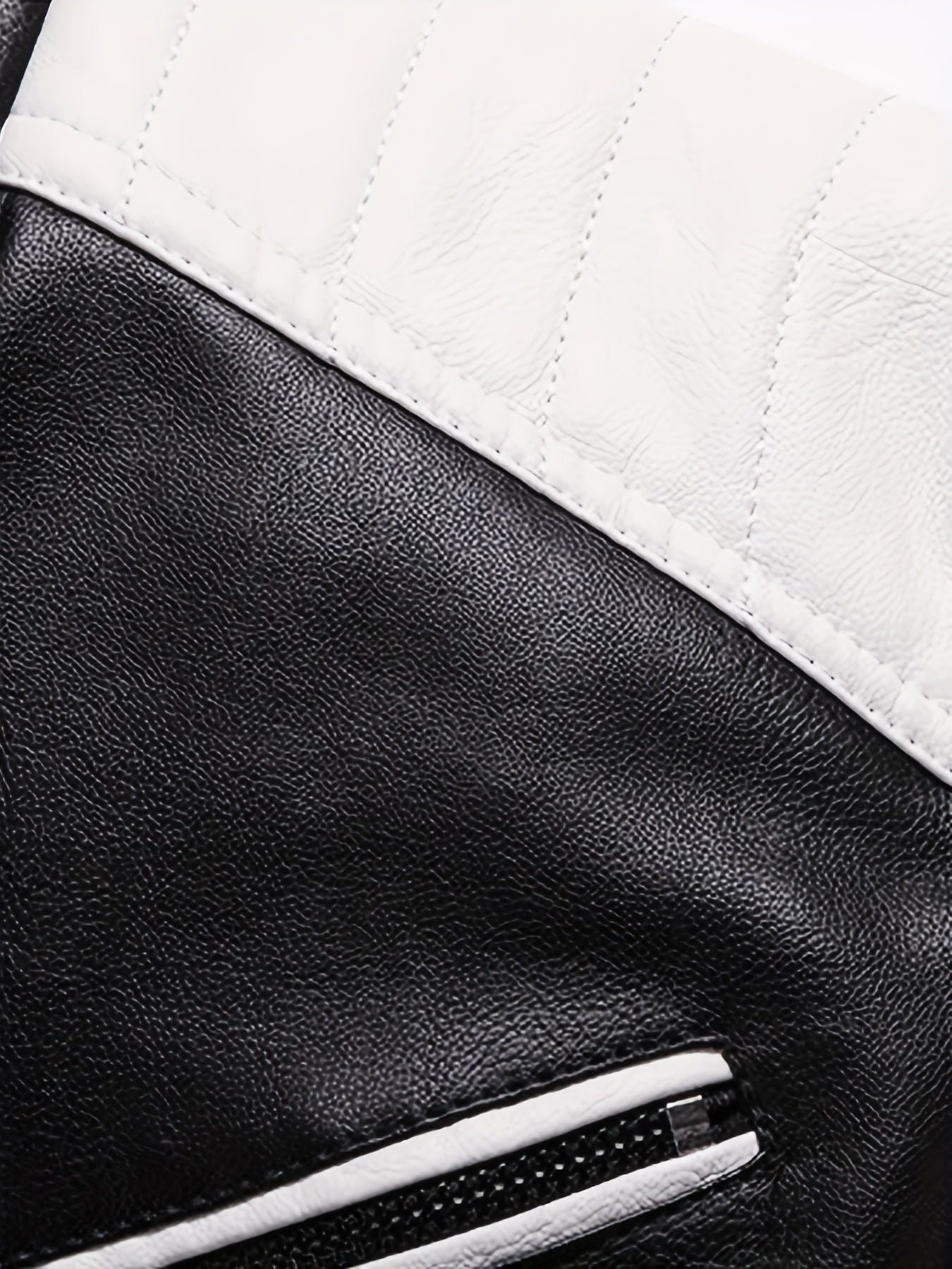 Men's Soft Shell PU Leather Jacket Windproof & Waterproof