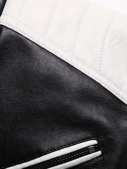 Men's Soft Shell PU Leather Jacket Windproof & Waterproof