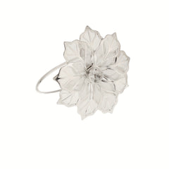 6pcs Farmhouse Style Flower Napkin Rings for Table Decoration