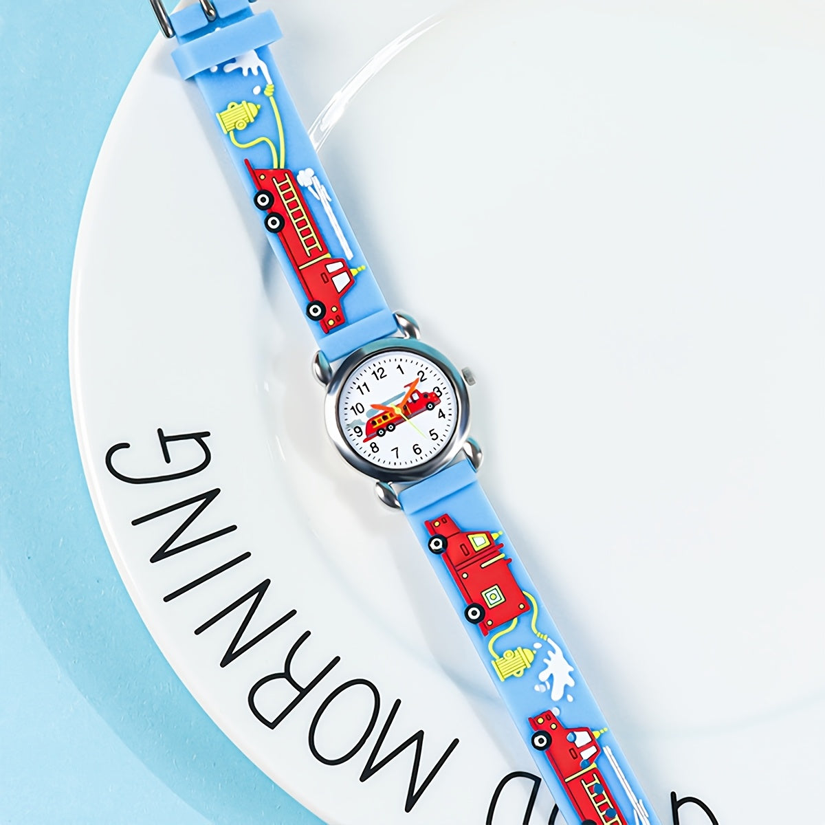 Boys' Cartoon Electronic Quartz Watch Mixed Sports Style For Students