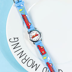 Boys' Cartoon Electronic Quartz Watch Mixed Sports Style For Students