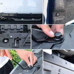11pcs Car Trim Removal Tool Kit No Scratch Plastic Pry Fastener Clip Molding