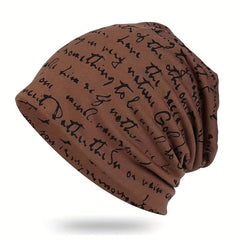 Men's Spring Summer Thin Pullover Hat Cotton Polyester Turban Hat