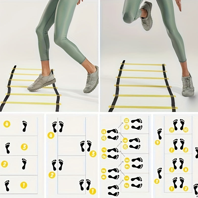 Agility Ladder with Storage Bag for Soccer Step Training