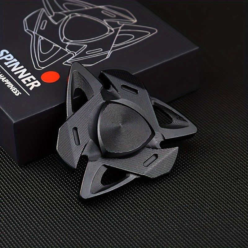 Aluminum Alloy Fidget Spinner Shark Smooth Feel Mechanical Enthusiast