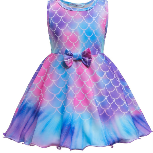 Kids Mermaid Princess Dress