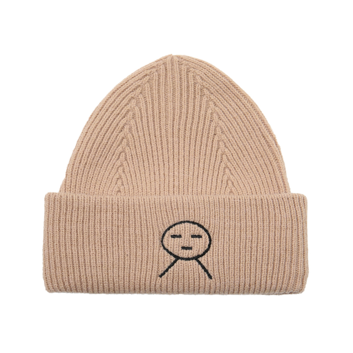 Cartoon Embroidered Knitted Hat Scarf Set