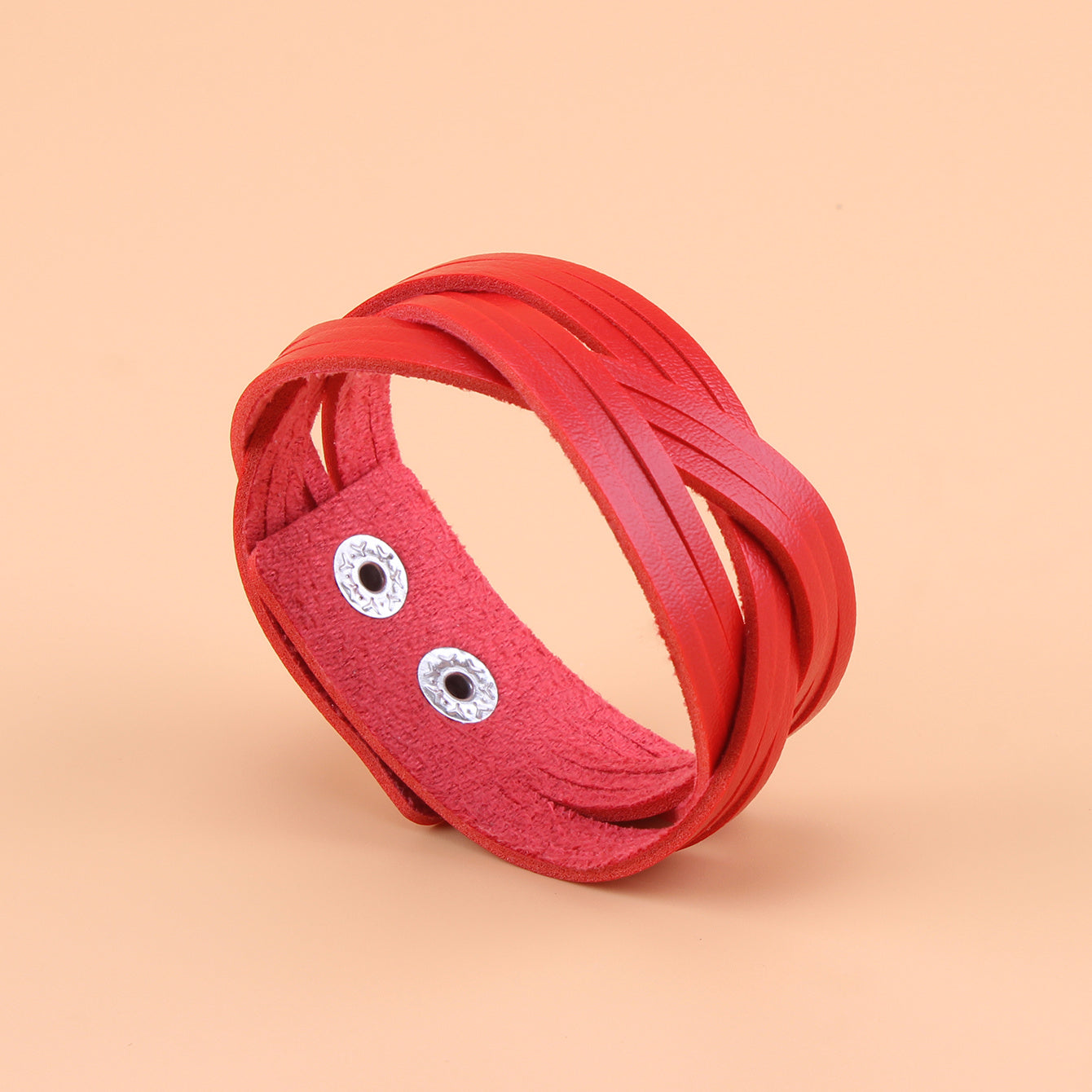 Hip Hop Style PU Leather Bracelet for Party Wear