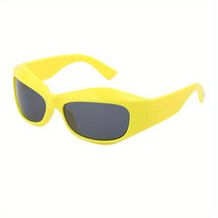 Steampunk Sunglasses Men's Bicycle Sports Y2K Party Sunglasses