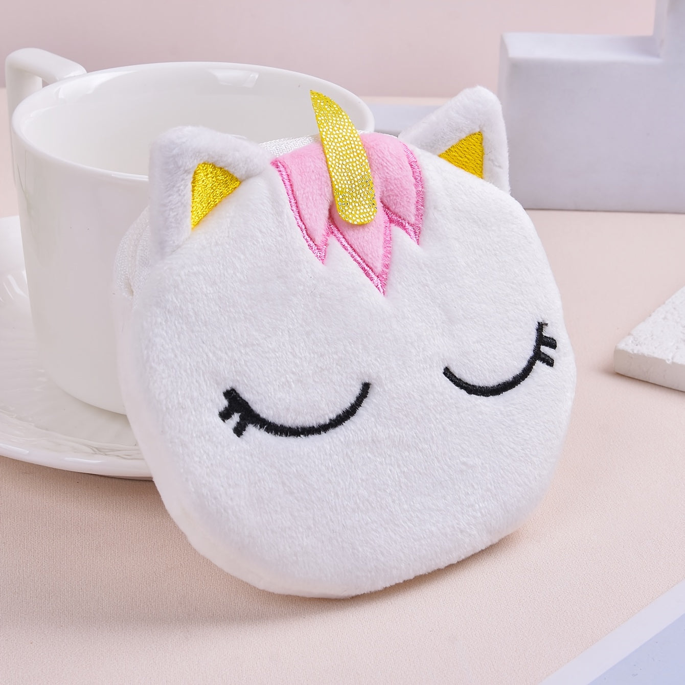 Girls Plush Unicorn Coin Purse Wallet Backpack Pendant