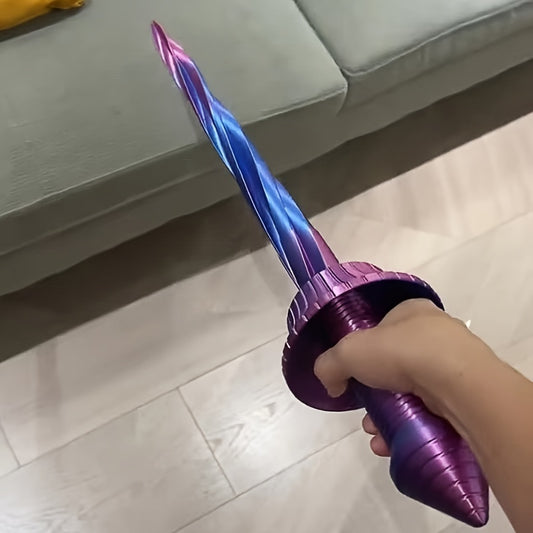 3D Printing Gravity Telescopic Spiral Samurai Decompression Toy