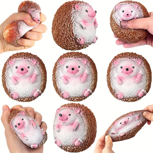 Squeezable Hedgehog Stress Ball Toy