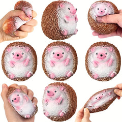 Squeezable Hedgehog Stress Ball Toy