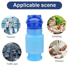 Female Telescopic Urinal for Outdoor Emergency Standing to Pee