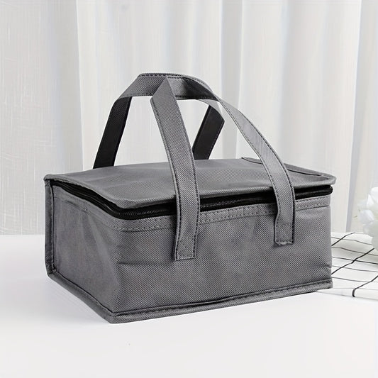 Foldable Insulated Lunch Bag Reusable Cooler Lunch Box Waterproof Bento Bag