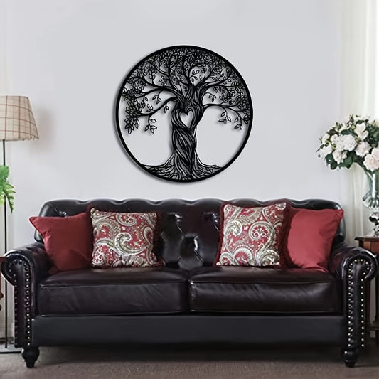 Iron Love Tree Of Life Wall Decoration Hanging Farm Wall Hanging